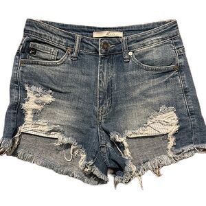KanCan Shorts High Rise Distressed Cut Off Jean Shorts Size Small Estilo